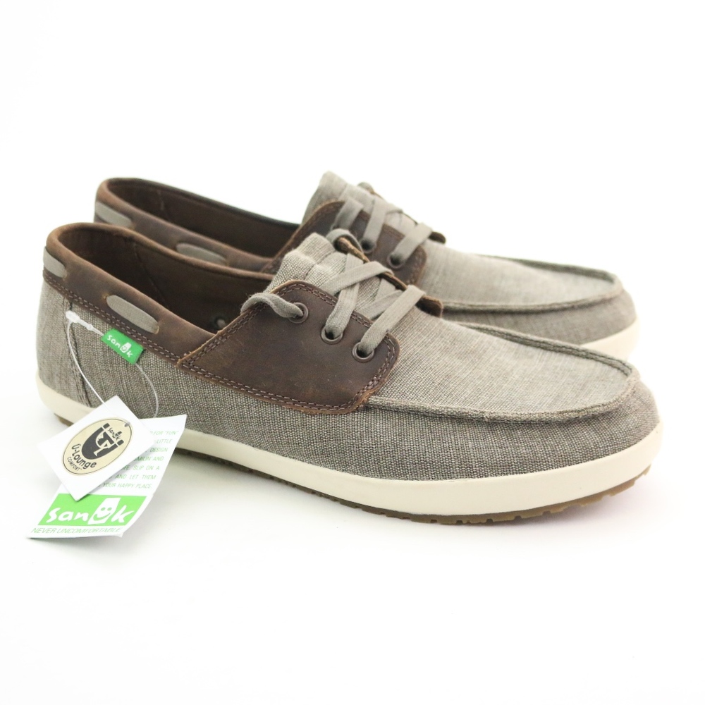 Sanuk Casa Barco Vintage Brown Vintage Boat Shoes